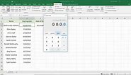 How to use Date Picker in Excel