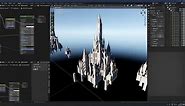 How I Easily Made a Castle + Landscape in Blender