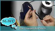 How I Sharpen All My Art Pencils *PLUS* A New Pencil Sharpener Review