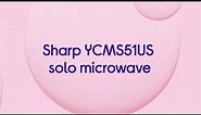 Sharp YC-MS51U-S Solo Microwave - Silver - Product Overview