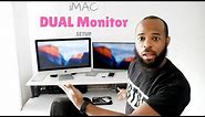 iMac Dual Monitor Setup