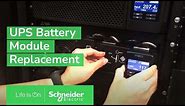 APC UPS Battery APCRBC140 Replacement Tutorial | SURT or SRT Series Smart-UPS | Schneider Electric