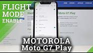 How to Use Flight Mode in Motorola Moto G7 Play - Enable Airplane Mode