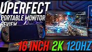 Uperfect 16 inch 2K 120hz Portable Monitor Review (M160C01)