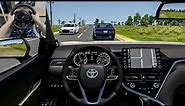 BeamNG Drive - 2023 Toyota Camry [Steering Wheel gameplay]
