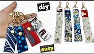 Diy keychain easy | fabric keychain diy