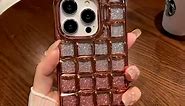 Fycyko Case for iPhone 11 Glitter Phone Case 3D Wave Lattice Luxury Plating Aesthetic Cute Gradient Twinkle Bling Sparkly Cellphone Case Design for iPhone 11 Women Girl Men 6.1'' Black