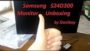 Samsung S24D300 FullHD Monitor Kicsomagolás