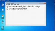 Download windows 7 starter