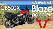 SW MOTECH BLAZE rear panniers Honda CB500X review