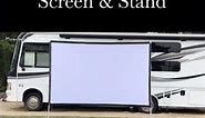 Get The Perfect Cinematic Experience With A 100 Inch Projector Screen And Stand!