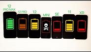 iPhone 12 vs iPhone 12 Pro Max vs 12 Pro vs 12 Mini vs SE vs 11 vs XR Battery Life DRAIN TEST