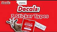 3 Types of Custom Stickers - Which Sticker Should I Choose?