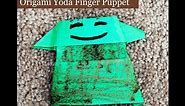 How to Make Origami Yoda Finger Puppet