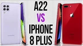 A22 vs iPhone 8 Plus (Comparativo)