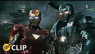 Iron Man & War Machine vs Drones & Vanko - Final Battle Scene | Iron Man 2 (2010) Movie Clip HD 4K