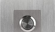 Model S4 Stainless Steel Doorbell Button in 304 Stainless Steel 2.36” x 2.36” x 5/32” (4mm thick)
