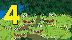 Counting Crocodiles 1 to 10 - Learn to Count Crocodile Numbers 1 to 10 - Stories for Children