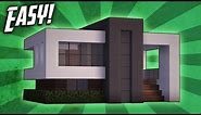 Minecraft: How To Build A Small Modern House Tutorial (#14)