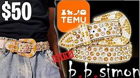 $50 B.B. Simon belt from TEMU Worth It!?