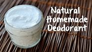 How to Make Natural Deodorant (3 ingredients!)