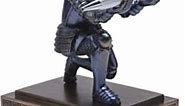 Amoysanli Knight Pen Holder Desk Organizers and Accessories Desk Decor Resin Pen Holder as Gift with a Cool Pen for Office and Home (Blue)