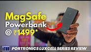 MagSafe Powerbank Under 1500 | Portronics Luxcell Series Powerbank Review | Portronics wireless 10k