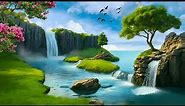 3D Beautiful Nature Background HD Video | landscape background video effects