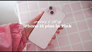 Unboxing 📦 iPhone 15 plus in Pink 💖 She's so cute!