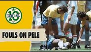 Crazy Fouls On Pele | FIFA World Cup
