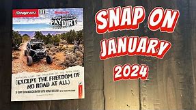 The Snap On January 2024 flyer is early, BOGO deals !!!