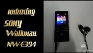 Sony Walkman E-series NW-E394 (unboxing)