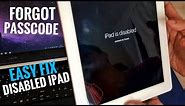 How to Fix Disabled iPad Forgotten Passcode 2020