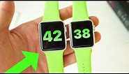 Apple Watch 38mm vs 42mm: the ONE to buy