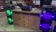 Edison L5500 Bluetooth Party System Speakers LED lights