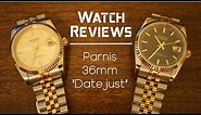 Watch Reviews: Parnis 36mm "Datejust"