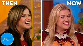 Then and Now: Kelly Clarkson's First & Last Appearances on The Ellen Show