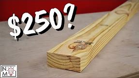 Fine Woodworking from a 2x4? | Fine Woodworking with Budget Materials