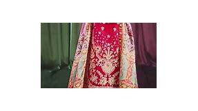 Maryum N Maria - This vibrant fuchsia organza dress is a...