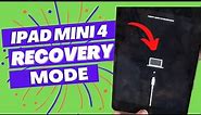 How to Put iPad Mini 4 in Recovery Mode & DFU