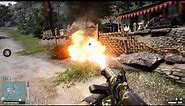 Far Cry 4 - PS4 Gameplay - Outpost Liberated With Only Flamethrower
