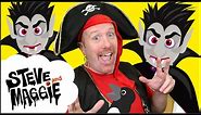 New Halloween Haunted House Spooky Party for Kids from Steve and Maggie | Wow English TV