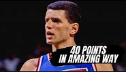 [HD] Drazen Petrovic 40 pts VS Cleveland Cavaliers - 1992