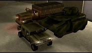 GTA: VC- Stealing the Patriot, Barracks OL & Rhino from the Fort Baxter Air Base (1080P HD)