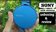 Sony mdr xb550ap unboxing and review/sony mdr xb550ap review