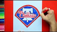How to draw Philadelphia Phillies Logo [MLB Team]