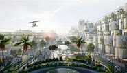 Inside futuristic floating 'Lilypad' city with driverless cars & helicopters