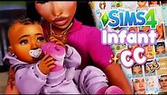 FINALLY.. INFANT CC FINDS SHOWCASE + LINKS💜👶🏽 || Sims 4