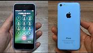 Apple iPhone 5C incoming call