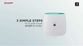 Cleaning the SHARP Air Purifier Is Easy! Follow These 3 Simple Steps